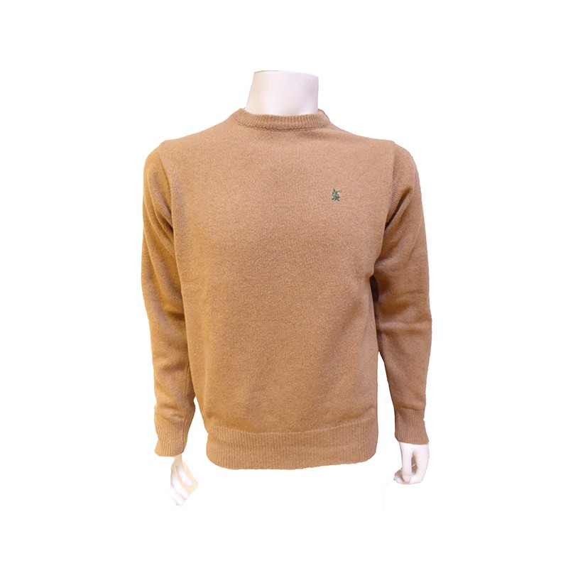 Pull Ras du Cou Lambswool Camel BANDE ORIGINALE Pull Ras du Cou Lambswool Camel BANDE ORIGINALE