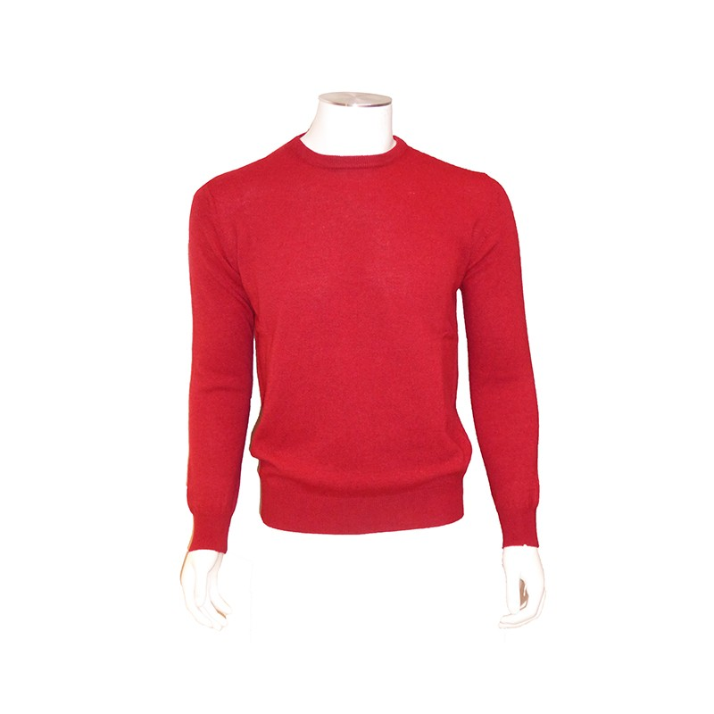 Pull Ras du Cou Uni Rouge Ocean Sport TRIS COTTON Pull Ras du Cou Uni Rouge Ocean Sport TRIS COTTON