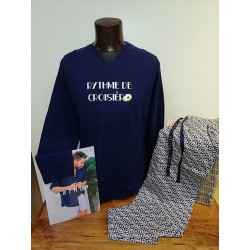 Pyjama Long Ulysse Marine ARTHUR
