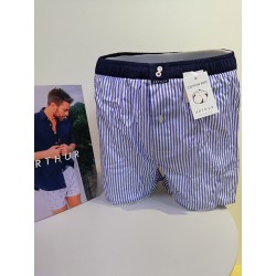 Caleçon slip Rayures Bleu Le Club 004 ARTHUR