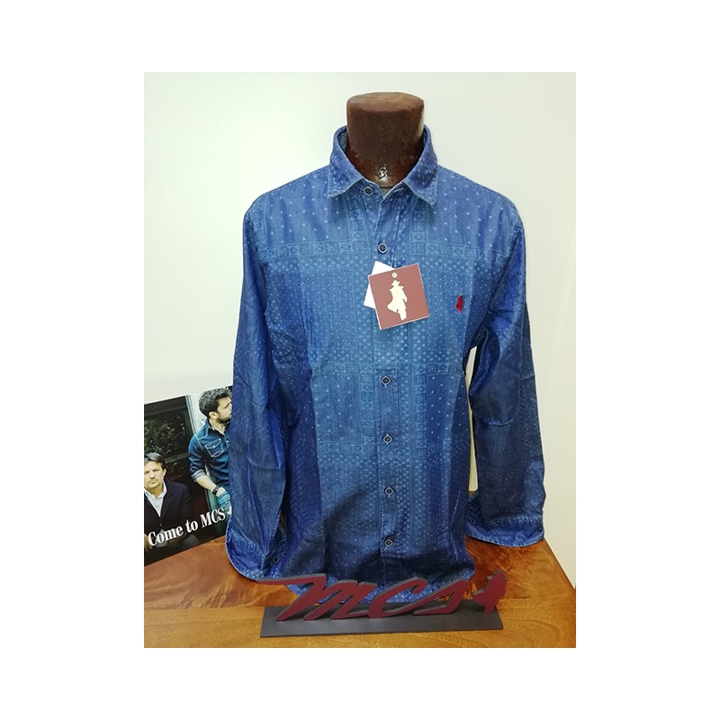Chemise manches longues motif bandana MCS Chemise manches longues motif bandana MCS