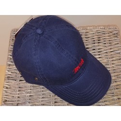 Casquette Toile unie marine logo MCS