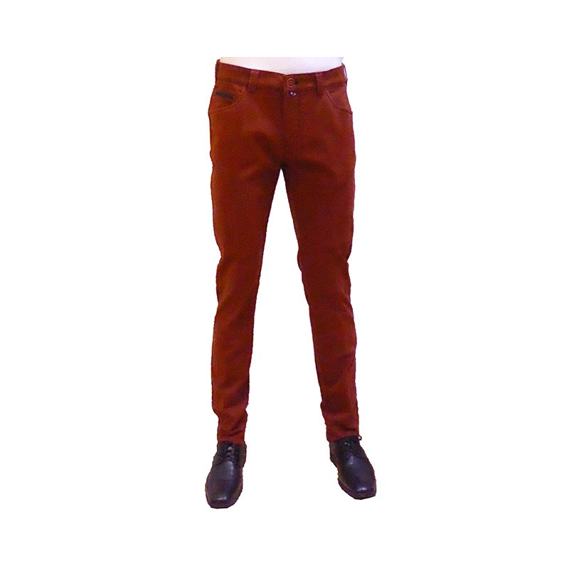 Pantalon Toile Brique Chicago EMYLE Pantalon Toile Brique Chicago EMYLE