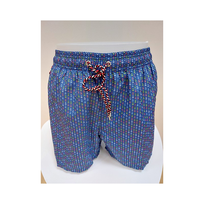 Short Bain Bleu Ancres DARIO BELTRAN