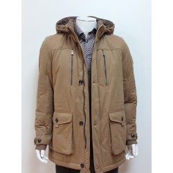 Parka Capuche Camel Cofox