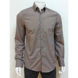 Chemise Mosaïque Marron CARLOS CORDOBA