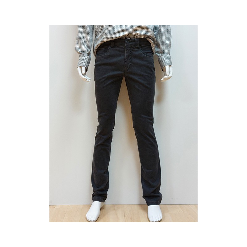 Pantalon Toile Anthracite Chicago EMYLE Pantalon Toile Anthracite Chicago EMYLE