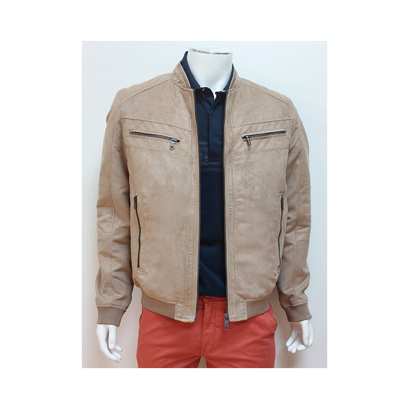 Blouson suédine Bernache DELAHAYE Blouson suédine Bernache DELAHAYE