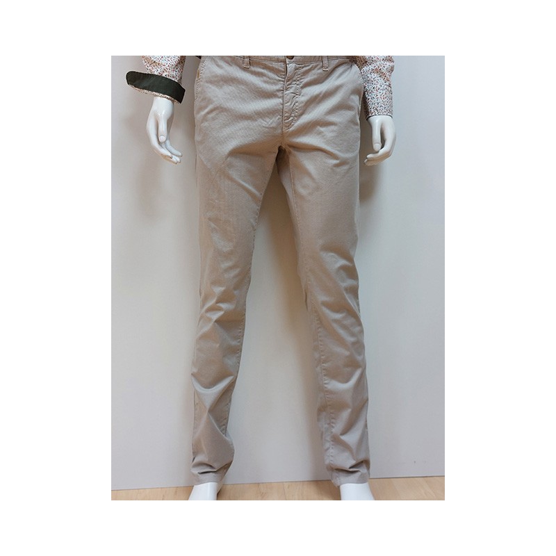 Pantalon chino imprimé fantaisie MCS Pantalon chino imprimé fantaisie MCS