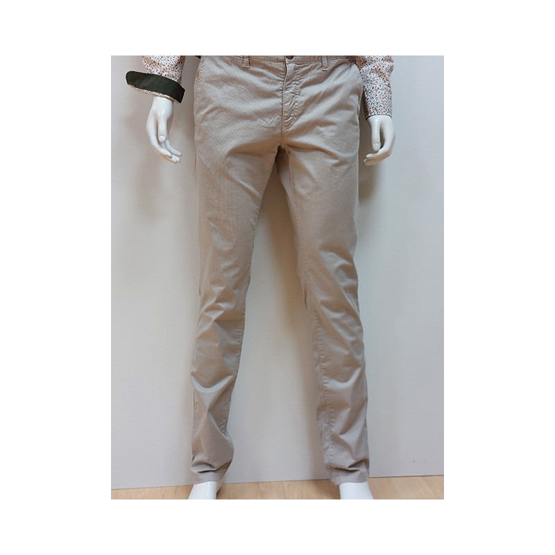 Pantalon chino imprimé fantaisie MCS