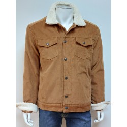 Blouson Velours Camel PARTNER'S