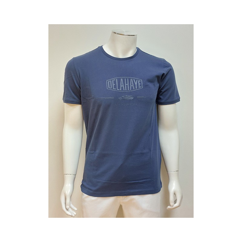 Tee-shirt LEFREMUR Indigo DELAHAYE