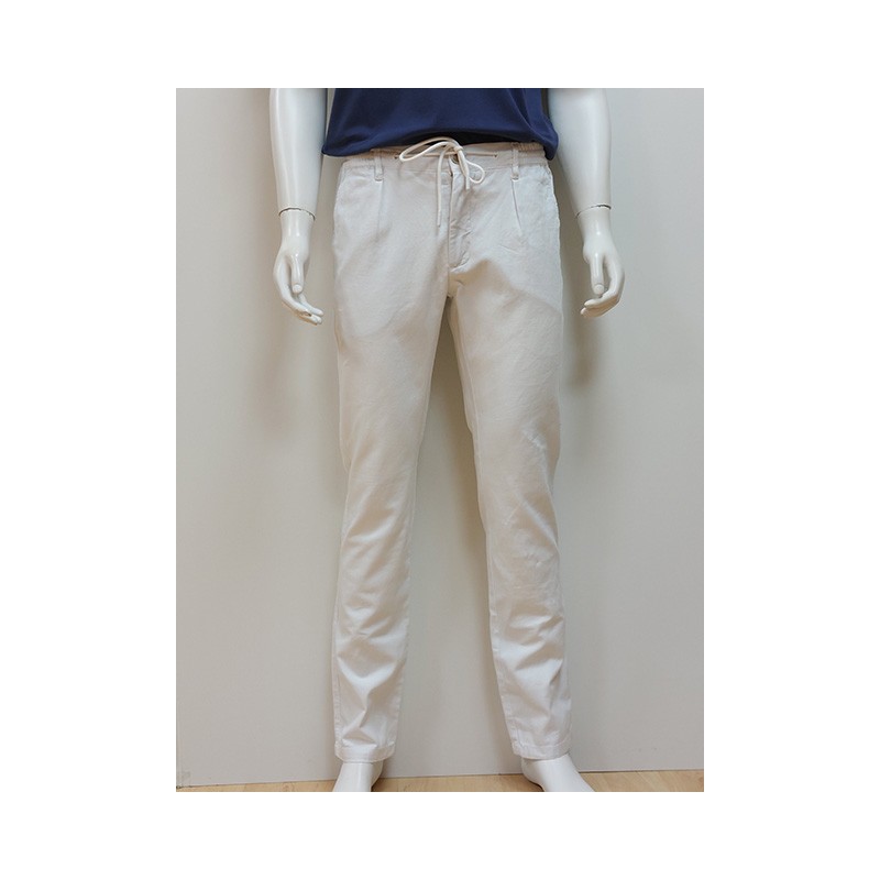 Pantalon PETICREUSE White DELAHAYE