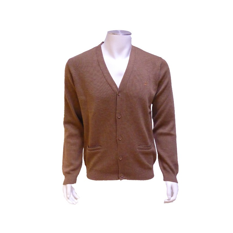 Gilet Boutons Uni Camel OLIVER HOLTON Gilet Boutons Uni Camel OLIVER HOLTON