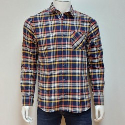 Chemise flanelle à carreaux Rouge Brique