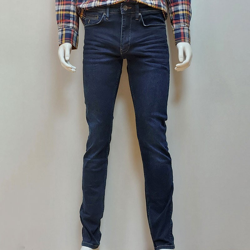 Jean stretch regular tapered détail cuir MCS Jean stretch regular tapered détail cuir MCS
