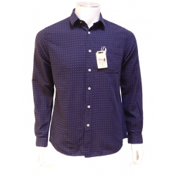 Chemise Jersey Marine Motif Croix MCS