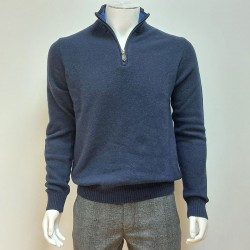 Pull Col Zip Laine Doster Marine LA SQUADRA