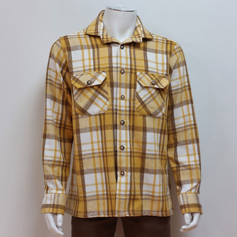 Sur-Chemise à carreaux ocre CORDOBA Sur-Chemise à carreaux ocre CORDOBA