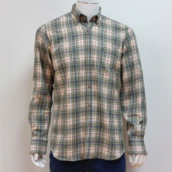 Chemise à carreaux Vert Bleu CORCOBA