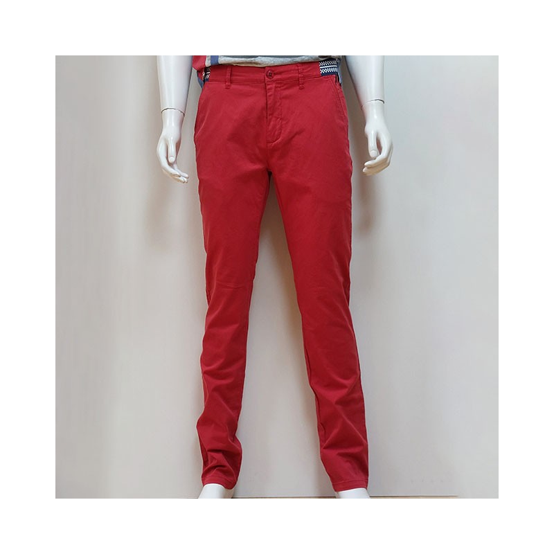 Chino Toile Red DELAHAYE Chino Toile Red DELAHAYE