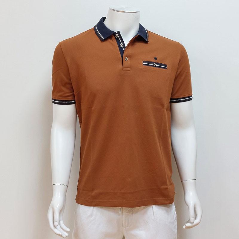 Polo Manches Courtes Camel COFOX Polo Manches Courtes Camel COFOX