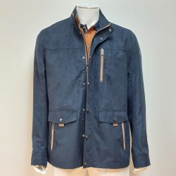 Parka suédine Marine COFOX