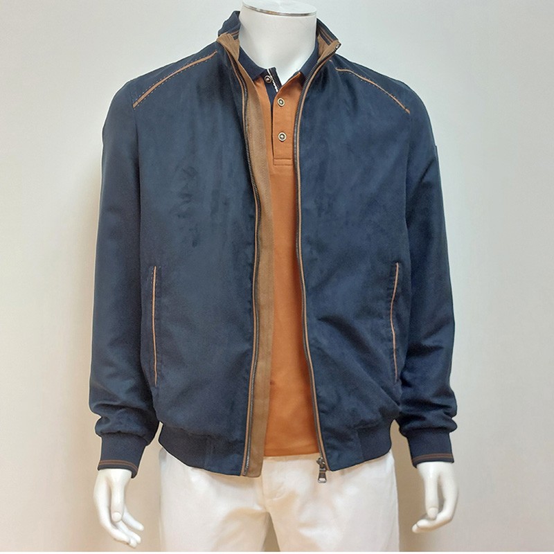 Blouson Suédine Marine COFOX