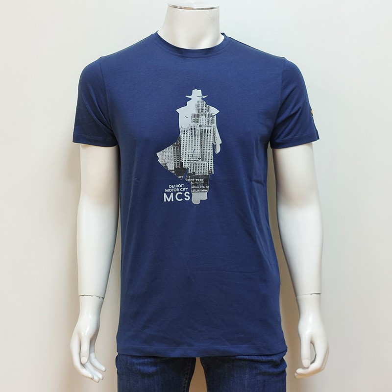 T-shirt imprimé rider Bleu Marine MCS T-shirt imprimé rider Bleu Marine MCS