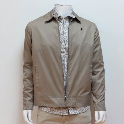 Blouson droit léger beige foncé MCS