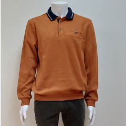 Polo Sweat Brique COFOX