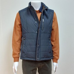 Gilet matelassé zip marine COFOX