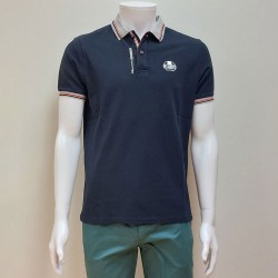 Polo coton bleu marine Lasuper DELAHAYE