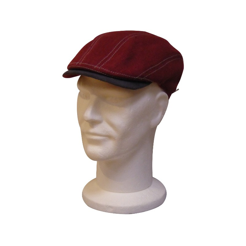 Casquette Rotterdam Lin Rubis CRAMBES Casquette Rotterdam Lin Rubis CRAMBES