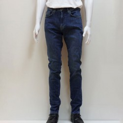 Jean regular bleu denim tapered stretch MCS