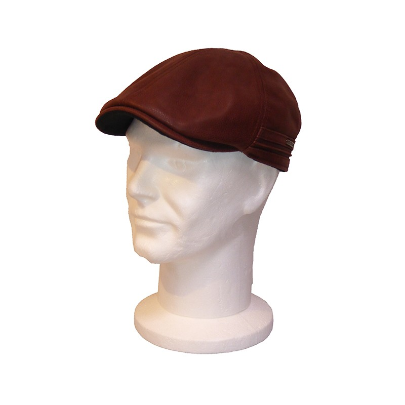 Casquette Cuir Redding 86 Cuir Veau Vino STETSON Casquette Cuir Redding 86 Cuir Veau Vino STETSON