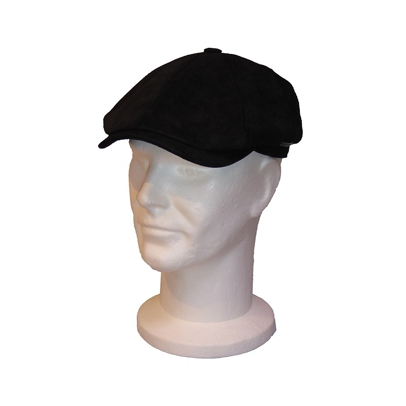 Casquette Cuir Vieilli Noir STETSON Casquette Cuir Vieilli Noir STETSON