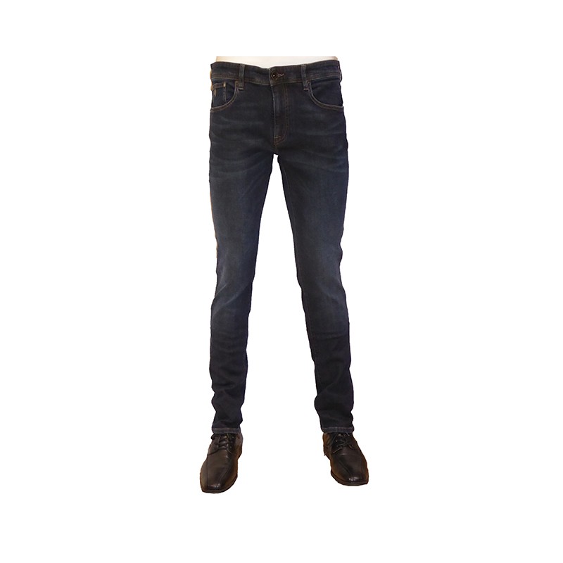 Jean Denim Blue Brown MCS Jean Denim Blue Brown MCS