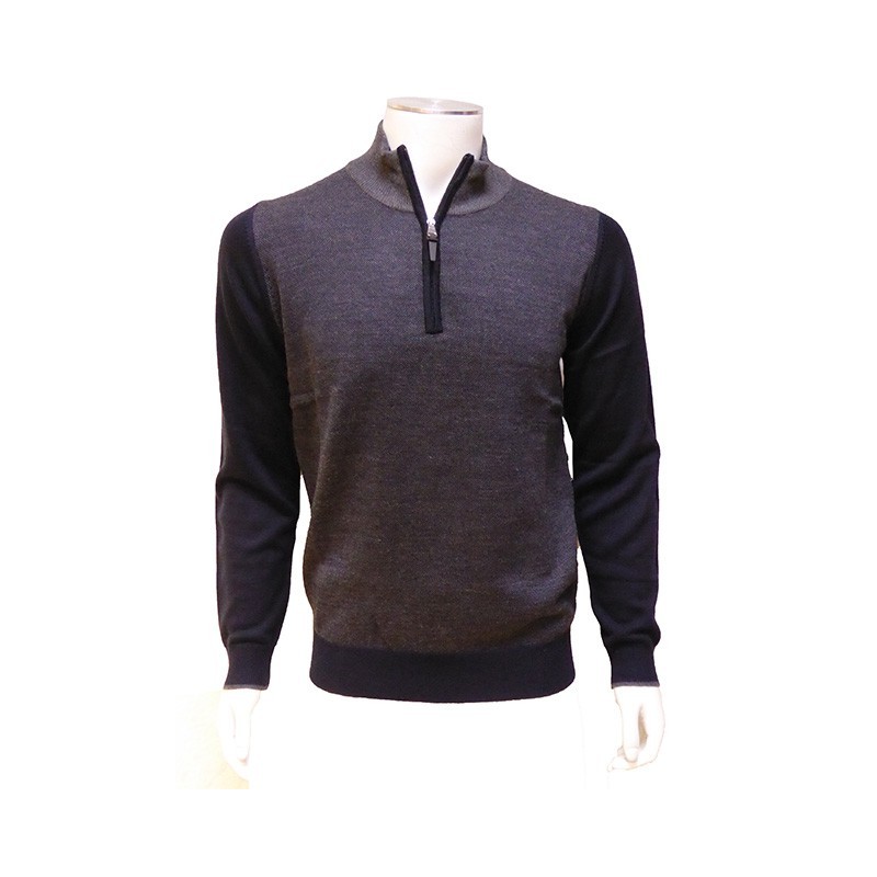 Pull Zip bicolore PETER COFOX