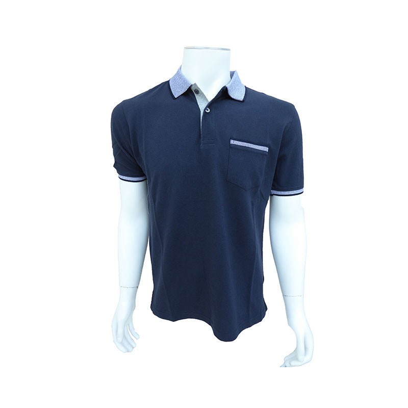 Polo Manches Courte Jersey Marine COFOX Polo Manches Courte Jersey Marine COFOX