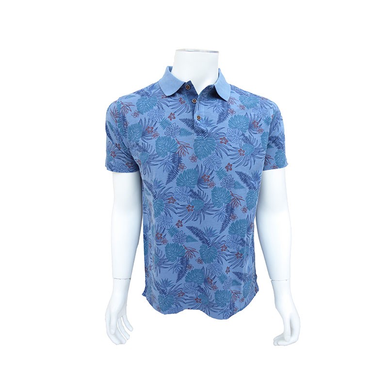 Polo Manches Courtes Jungle Ardoise COFOX Polo Manches Courtes Jungle Ardoise COFOX
