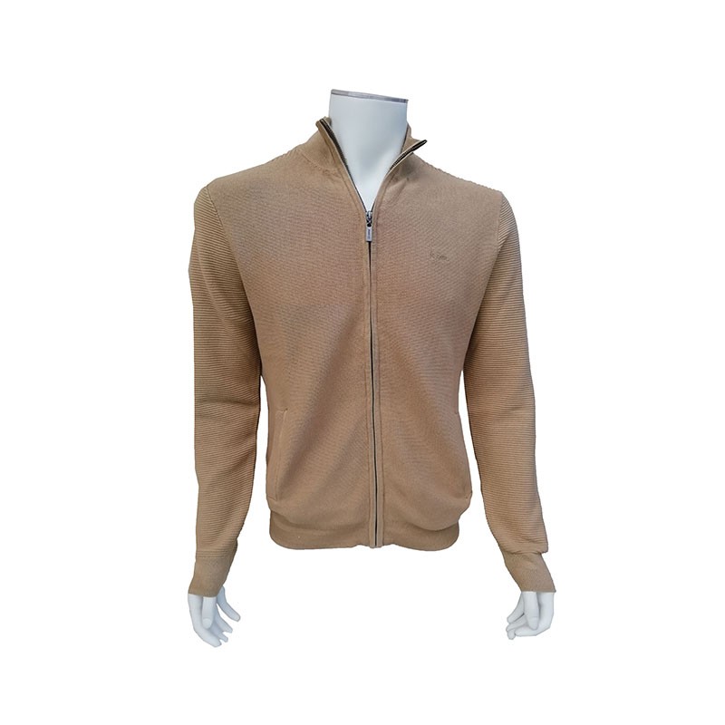 Gilet Coton Uni Grège LEE COOPER Gilet Coton Uni Grège LEE COOPER