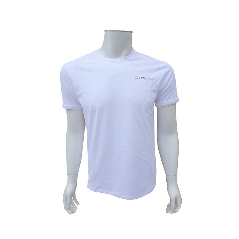 Tee Shirt Uni Aloea White Eco Uni LEE COOPER Tee Shirt Uni Aloea White Eco Uni LEE COOPER