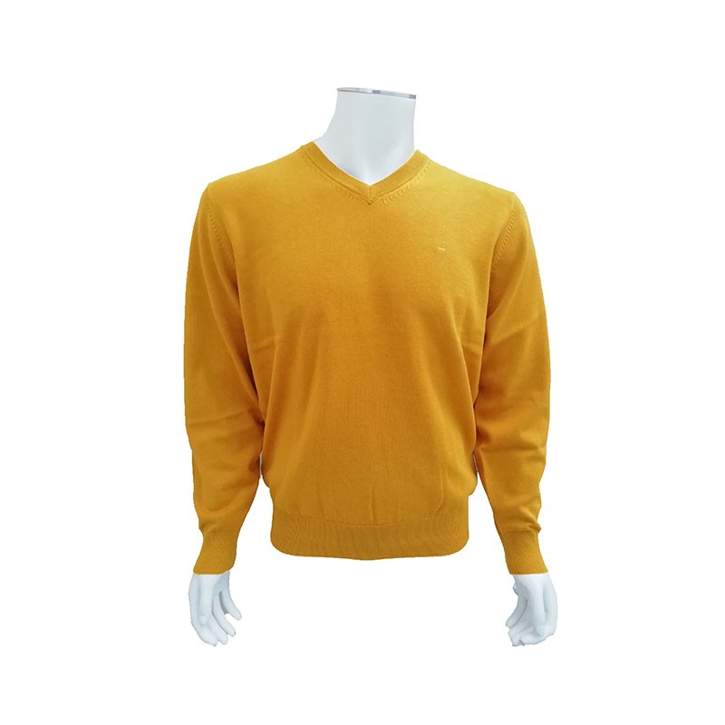 Pull V Uni Moutarde REDMOND Pull V Uni Moutarde REDMOND